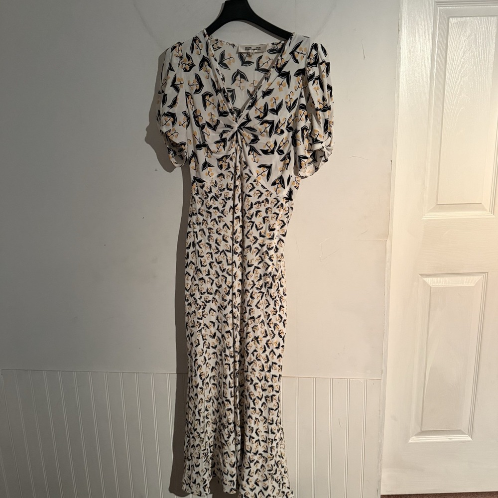 diane von furstenberg S midi floral pattern Margeaux Dress Cottagecore